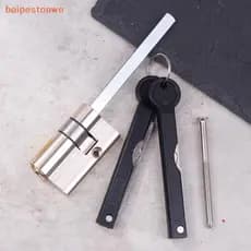 Cilindro De Bloqueio Automático De Impressão Digital De Cobre Com Fechadura De Emergência De Porta Anti-Roubo Tipo C Tra