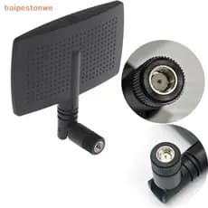 [baipestonwe] 1 Unidade De Alto Ganho 8dBi Roteador Externo Intensificador De Sinal Direcional Aéreo 2.4 Ghz Wifi Wlan A