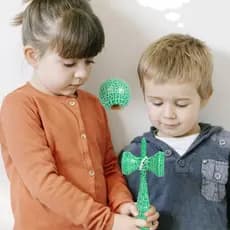 Cra Pintado Kendama Brinquedo Ao Ar Livre Bolas De Fitness Trem Coordenação Olho-Mão Para Crianças Adultos Diversão Mala