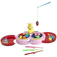 1 Conjunto Magnético Pequeno Peixe Wind-up Clowork Brinquedos Mini Máquina De Pesca Pai-Filho Jogo Crianças Presentes De