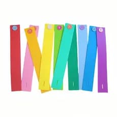 10 Pçs/20/30 Brinquedos De Feltro Auxiliares De Ensino Botão Pulseira Diy Montessori Educação Precoce Operação Educacion