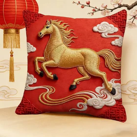 Lance Travesseiro Capa De Almofada Cavalo Impressão Luxo Moderno Estilo Moda Sofá Capas Quarto Sala Estar