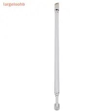 [largeloohb] Substituição De 60 Cm FM Antena Rádio Portátil 6 Seções De TV Telescópica Rotativa Aérea Para