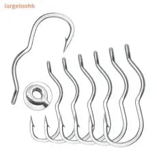 [largeloohb] 50 Peças De Anzóis De Pesca Premium-Design Farpado Para Punho De Peixe Antiderrapante E Seguro | Confiável