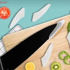(WTKP) 100pcs Facas De Cozinha Tampa De Ponta De Faca Mordaças Protetora Prática