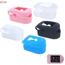 Bolsa De Armazenamento De Silicone , Clipe De Dedo , Oxímetro , Capa Protetora Médico , Suporte Protetor , Pulso Imperdí
