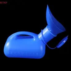 Quente 1000ML Azul Unisex Mictório Móvel Toalete Xixi Ferramenta De Armazenamento Viagem Carro Garrafa Com Tampa Grande