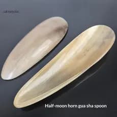 1 Pçs Chifre De Búfalo Natural Sem Estresse Guasha Ferramenta Massagem Acupuntura SPA Terapia Gua Sha Massageador Raspag