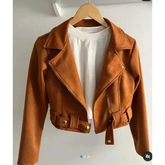 Jaqueta de suede Moda Inverno, agasalho feminino casaco