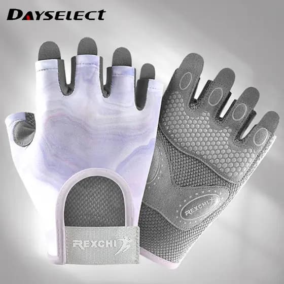DAYSELECT 1luvas De Ginástica De Pêra Luvas Exercícios De Escalada De Pulso Palma De Espuma Absorvente De Choque