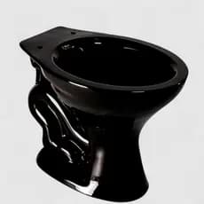 kit bacia convencional vaso sanitário Araxá preto
