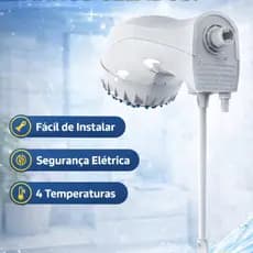 Chuveiro Elétrico Branco Sintex Top Banho 127V 5500W