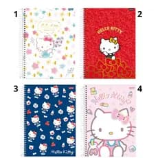 Caderno Universitário 1 ou 10 Matérias Hello Kitty and Friends 80 ou 160 Folhas