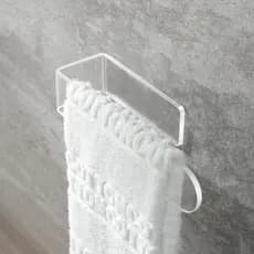 Suporte para Toalha de Mão Porta Toalha de Acrílico Transparente