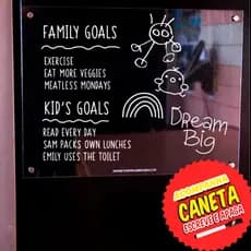 Lousa Planner Magnético Semanal Geladeira - Casa - Organizador Lembretes Recados Notas + Caneta