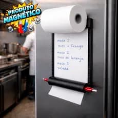 Suporte para anotações Magnético  geladeira planner Lousa de Recados |Organize Seu Dia