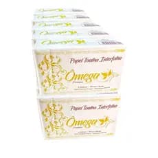 10 Fardos com 1000 Folhas Cada Papel Toalha Interfolha Premium 100% Celulose