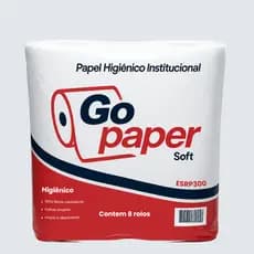 Papel Higiênico Rolão 300 Metros 8 Rolos