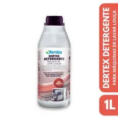 Detergente Lava Louças Profissional Dertex 1L - Renko - Limpeza Profunda e Rendimento Superior