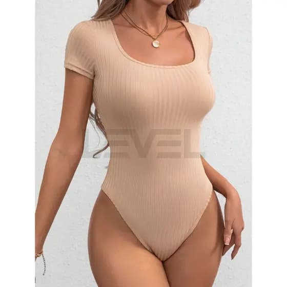 Body Feminino Ribana Manga Curta Level