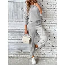 Conjunto Feminino Lanzinha Calça e Blusa Level Outono Inverno