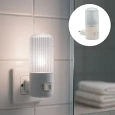 Luminária Abajur Led Noturna Luz Suave Tomada Bivolt