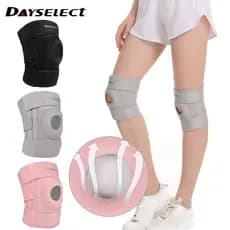 DAYSELECT 1 Peça EVA Joelheiras Esportivas Anti-Entorse Basquete Pular Corda Pressão Primavera Joelho Guarda
