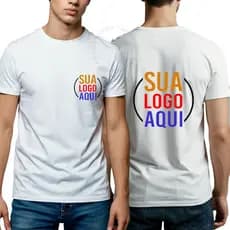 Camisetas Personalizadas, Sua Logo Sua Marca Personalização 100% algodão