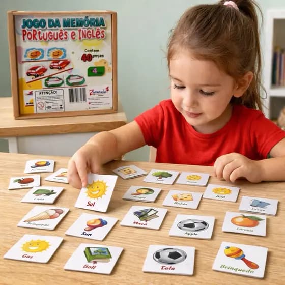 Jogo Educativo Bilíngue – Estimule a Memória e o Inglês