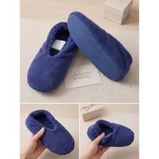 Pantufa Sapato Meia Térmica Inverno Forrada Pelúcia Conforto Sem Solado Rígido