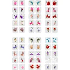 480 Adesivos 3d para Unha Película Nail Art
