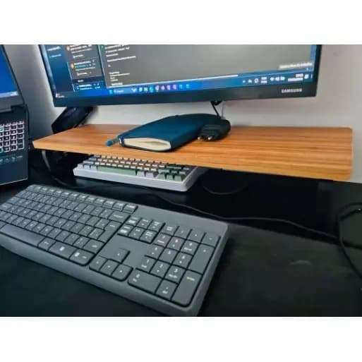 Suporte mesinha Monitor Stand 65x18 Organizador Escritorio