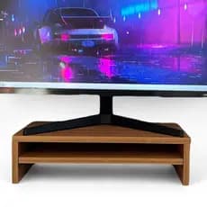 Suporte de Monitor Mesa Mesinha de Monitor Organizador de Escritorio