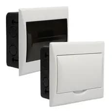 Quadro Distribuição 6/8 Disjuntores Embutir Caixa Disjuntor Din Nema Luz Elétrica Energia