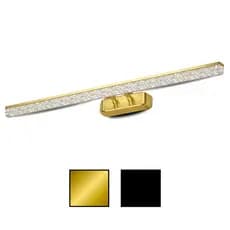 Luminária Decorativa Linear Luz Led 3 em 1 Arandela Direcionável Cristal Espelho Quadro Luxo Moderna