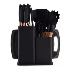 Conjunto 19 Peças Utensílios Kit Cozinha Silicone