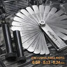 Calibre Folga 27 Lamina Regulagem Valvula Regulador de Cabeçote Velas Motos Carros