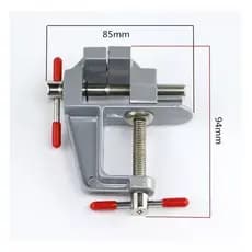 Mini Torno Morsa de Bancada com Base Fixa – Compacto e Resistente