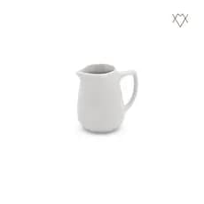 Jarrinha de Porcelana Branca 130ml mini leiteira para Calda de Bolo Cremeira Decoração