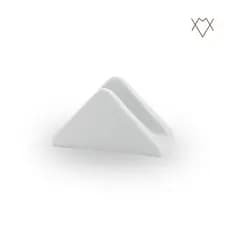 Porta Guardanapo de Porcelana Branca para Mesa Posta Café Chá Jantar Restaurante Cafeteria Guardanapo de papel