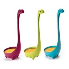 Kit 3 Concha Dinossauro Monstro Do Lago Nessie Concha De Feijão Sopa Legumes Kit Conchas De Cozinha