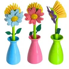 Escova De Limpeza Flor Para Limpeza Doméstica Utilidade de Decoração