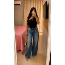 Blusa Ombro único Ombro só Mula Manca Canelada Ribana Algodão Elegante BLUSAS SEMINOVAS