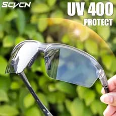 SCVCN Moda Óculos De Sol Fotocromático Ciclismo Bicicleta Caminhadas Golfe UV400 Esportivos Para Homens Mulheres Beisebo