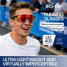 SCVCN Novos Óculos De Corrida Leves UV400 Elegantes Para Esportes Ao Ar Livre Mtb Bicicleta Ciclismo