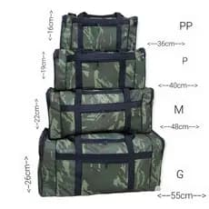 BOLSA MALA CAMUFLADA S/SILK PARA VIAGEM TRABALHO, PESCA, LAZER E OUTROS