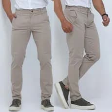 CALÇA MASCULINA CASUAL ALFAIATARIA SARJA SPORT FINO BOLSO EMBUTIDO Com Lycra Tecido Premium
