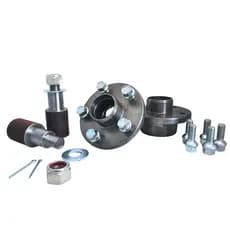 Par de Cubo Completo Vw 5x100 P/ Carretinha Reboque