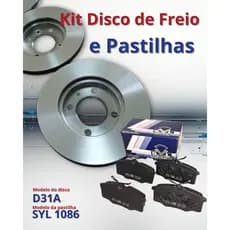 Par Disco E Pastilha Freio Gol / Parati G2 G3 G4