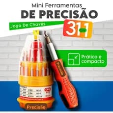 Kit Chave De Precisão Manutenção/ Chaves Para Celular Eletronicos Ferramentas Kit ferramenta Fenda Philips Multiuso
